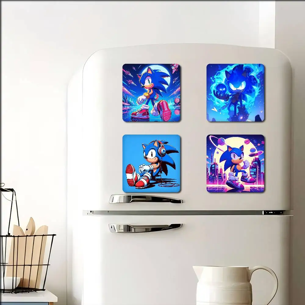 فيلم S-Super-SonicS شخصية مغناطيس الثلاجة المغناطيسي الثلاجة هدايا تذكارية للمطبخ مكتب خزانة السفر المنزل ديكو