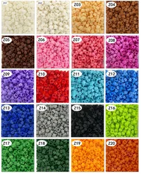 100pcs 8*8mm Pixel Art Puzzle Micro Diamond Building Blocks fai da te 3D piccolo mattone per bambini giocattolo educativo per bambini