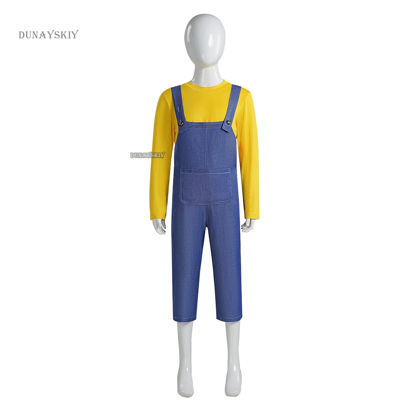 Cartoon Movies Gru The Minioons Bob Carl Dave Kevin Cosplay Overalls bandeau trousers Funny Cosplay Kids Suit halloween Party