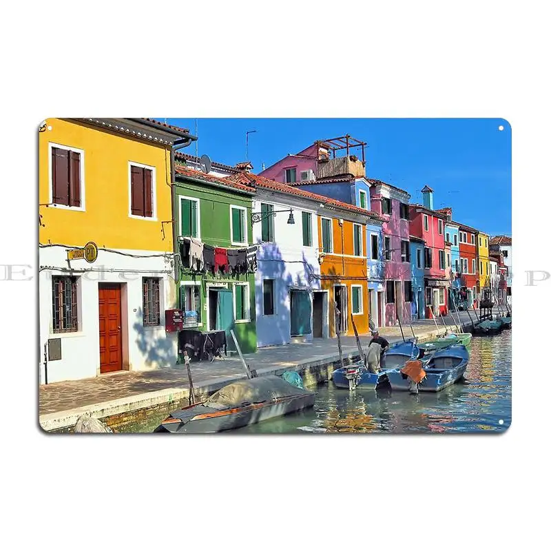 The Land Of Lace And Brightly Colored Homes Metal Plaque Club Bar Home Iron Cave Classic Tin Sign Poster