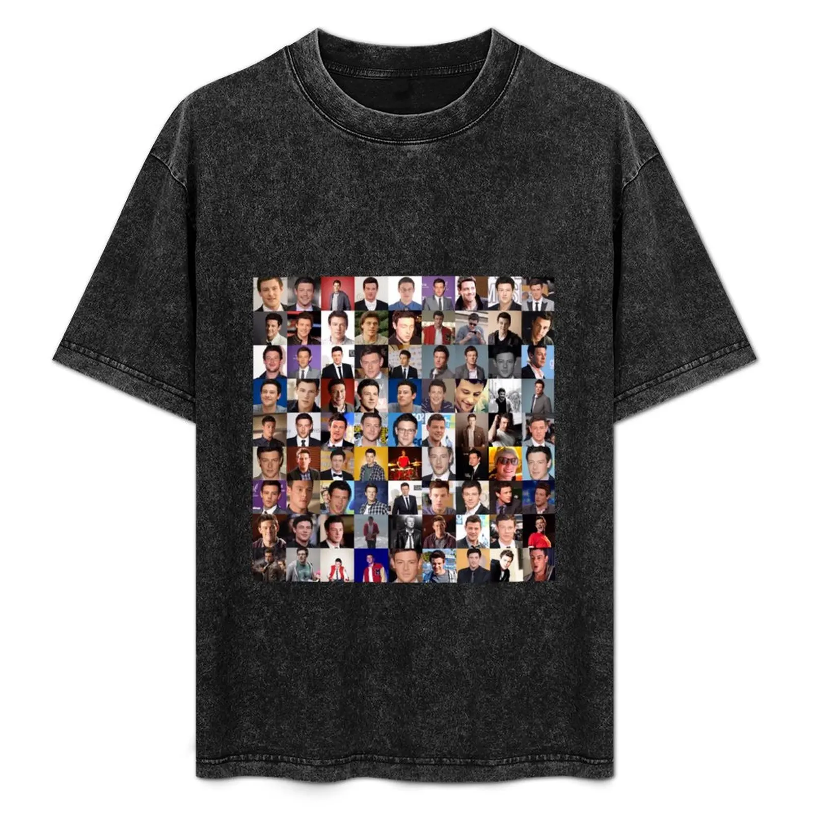 Cory Monteith Collage - Many Items T-Shirt Sweat Absorbing Sports Tee Shirt