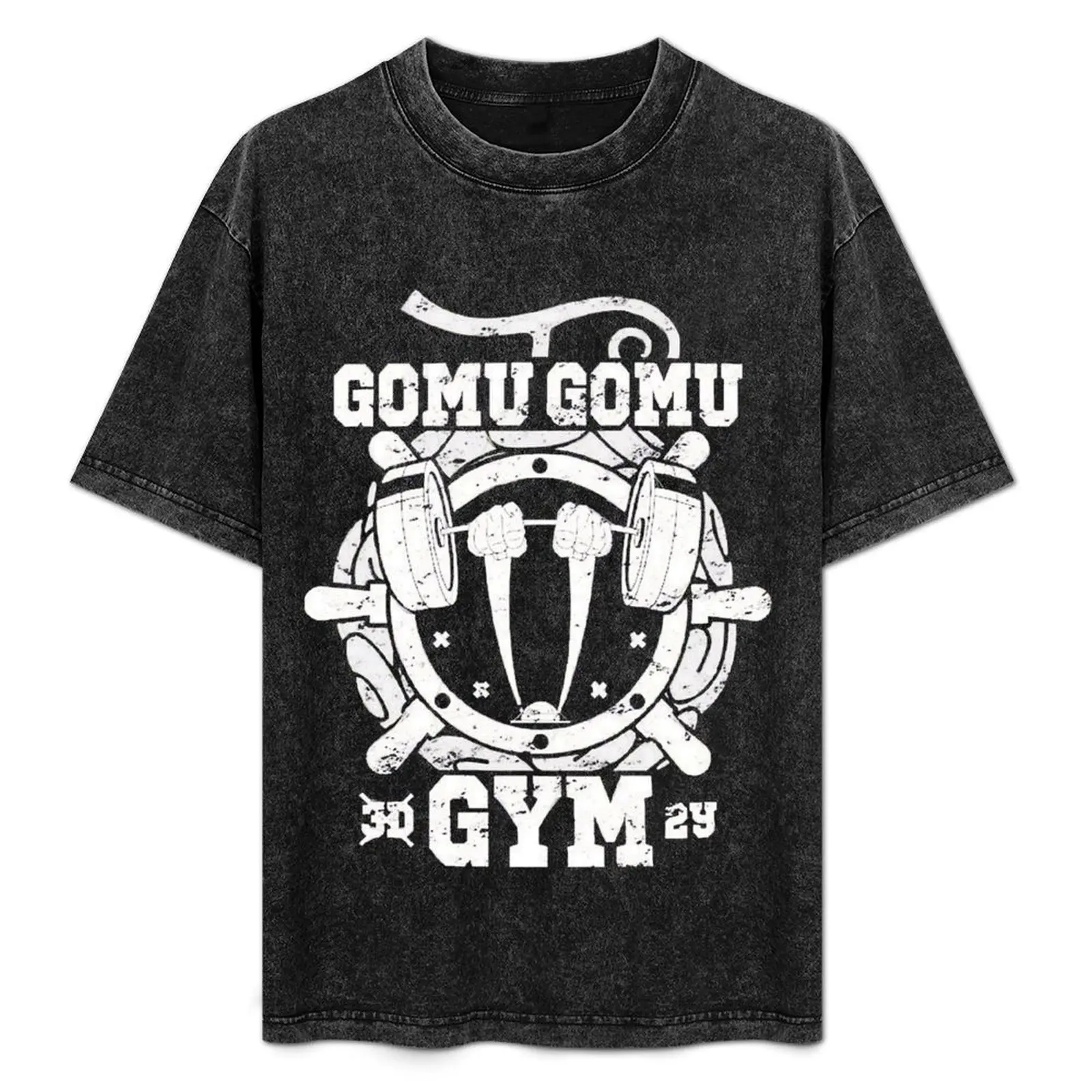 

GOMU GOMU GYM T-Shirt Blouse new edition plus sizes anime tshirt mens clothing