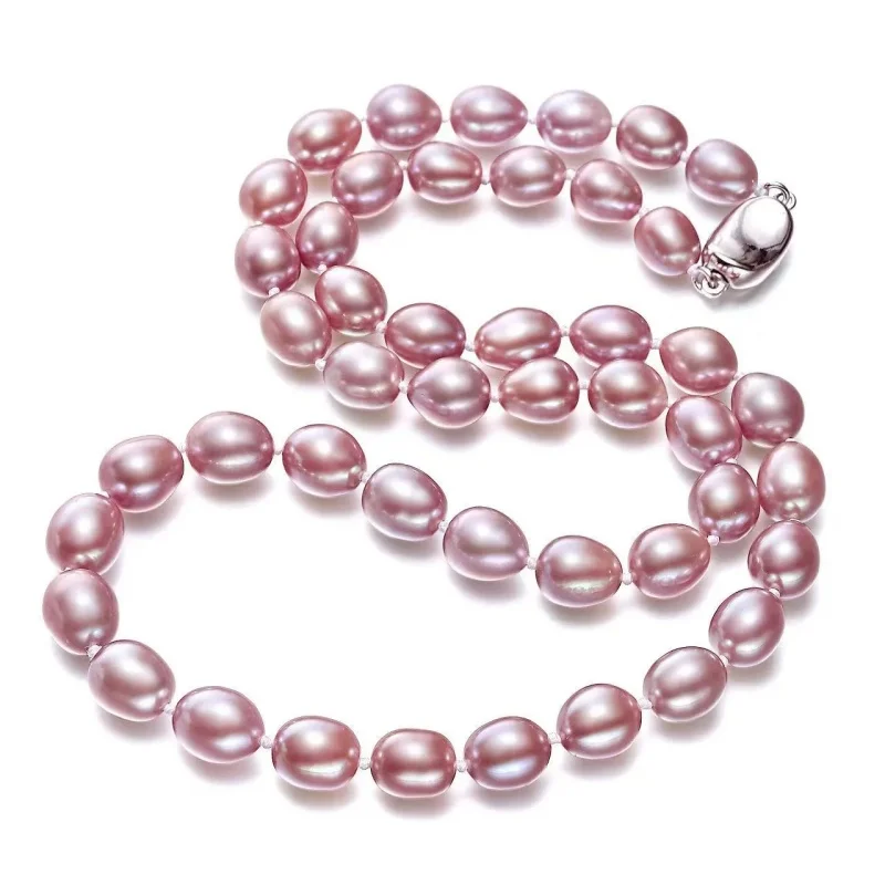 

SGARIT 925 Sterling Silver Freshwater Multicolor Pearl Necklace for Girls Wedding Natural Pearl Choker Necklaces