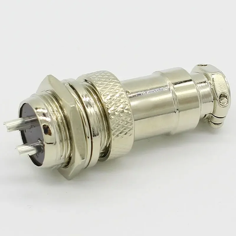 1set GX16-2 2Pin Male & Female Diameter 16mm Wire Panel Connector L70 GX16 Circular Connector Aviation Socket Plug