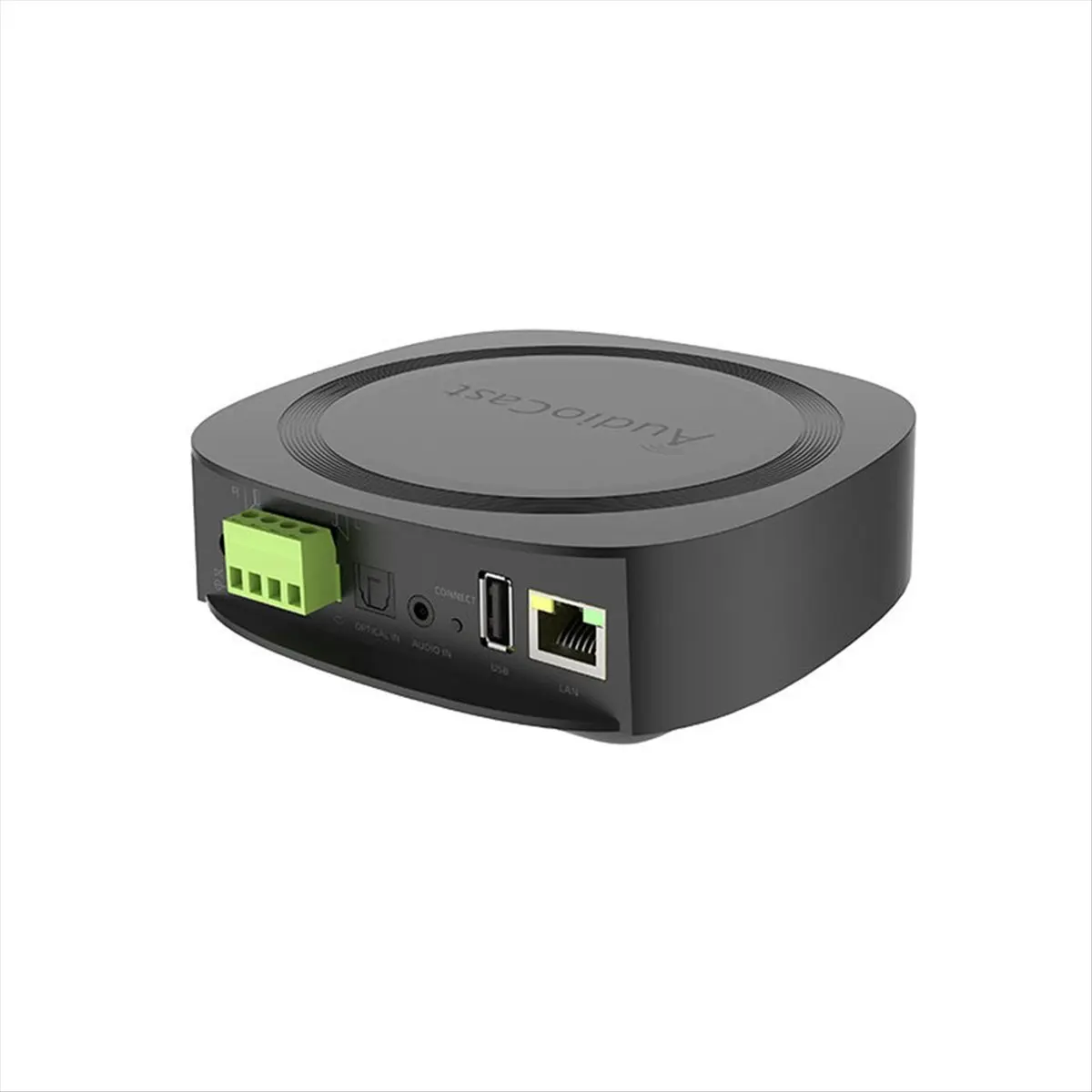 DT82 New Audiocast Wireless & BT V5.0 Amplifier Multi Room Audio Music Receiver Adapter for Airplay DLNA Speakers Mic TV EU PLUG
