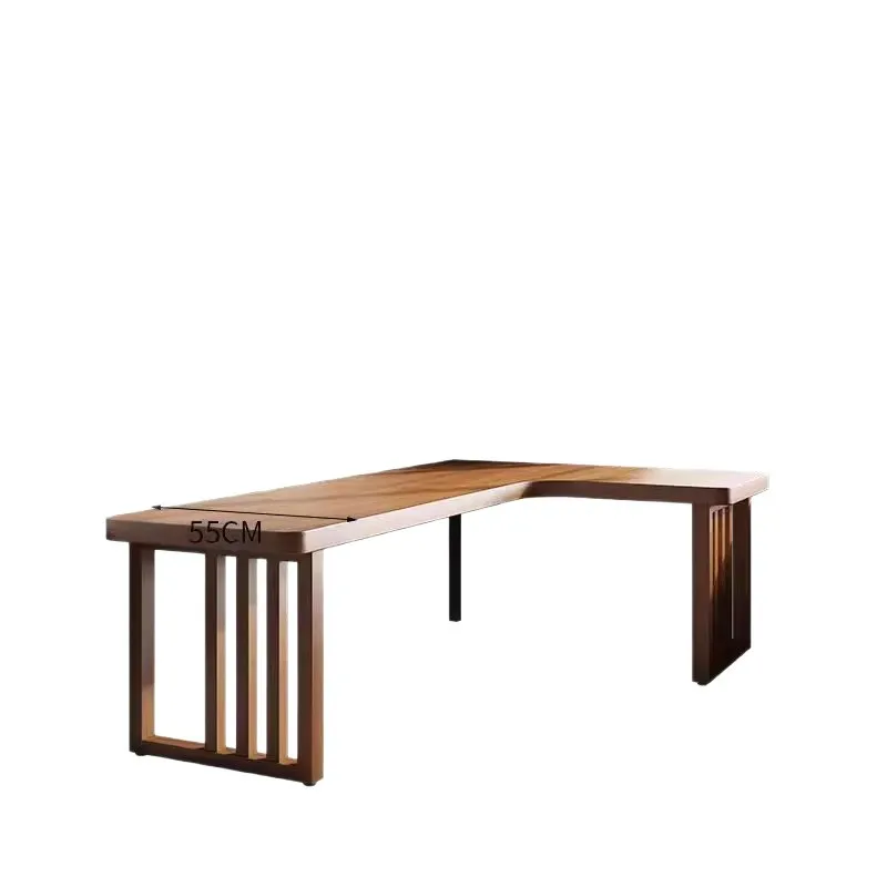 

Nordic Solid Wood Corner Desk Double Corner Home Desk