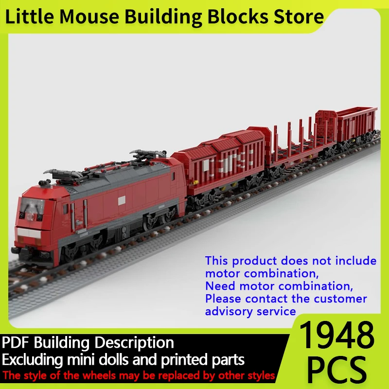 

Модель городской автомобиль MOC, строительные кирпичи, немецкий грузовой локомотив, поезд, модульная технология, подарки, праздник, сборка, детские игрушки, костюм