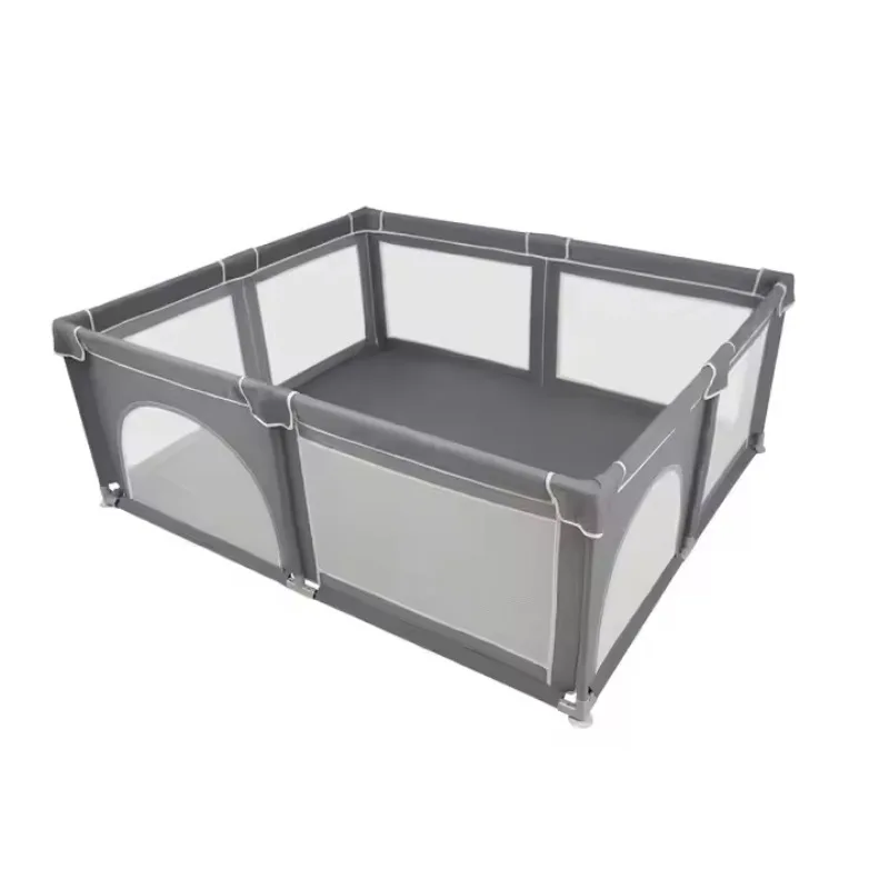 

Infant crawling guardrail Convenient baby play fence Safe with door Portable children's playground Indoor use