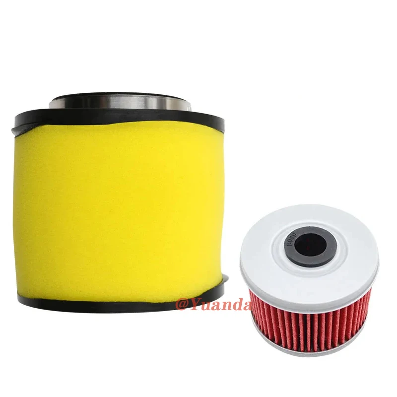 For Honda FourTrax 300 Foreman 400 TRX300 350 400 420 450 500 & Yamaha FM600FWA Grizzly Motorcycle Air Filter & Oil Filte