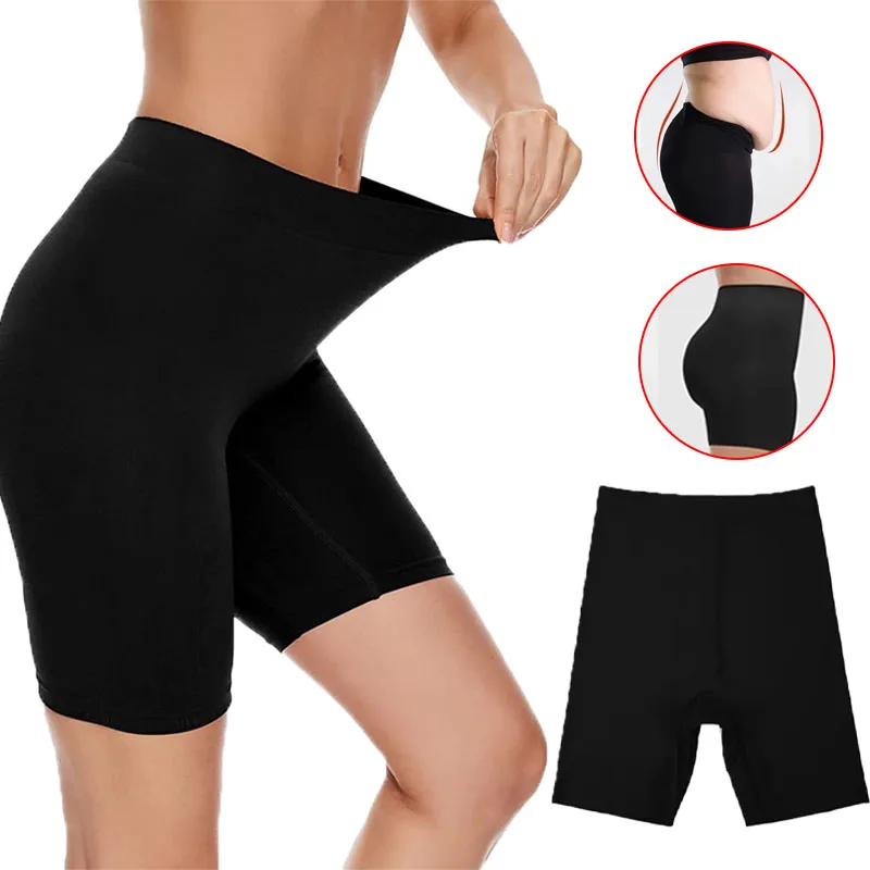 S-XXXL Seamless Compression High Waisted Tummy Control Yoga Boyshorts Invisible Body Shaping for Women Gym Summer Outdoor Daily