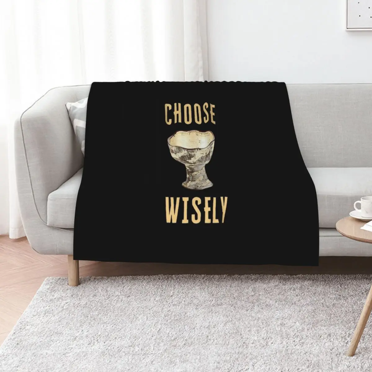 Choose Wisely - Indy - Funny Throw Blanket Decoratives Moving sofa bed Warm Thermals For Travel Travel Blankets