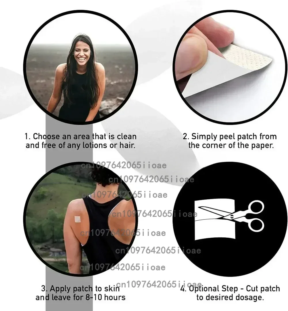 Liposomal NAD+ with Resveratrol Transdermal Patches Support Cellular Health 30 Patches