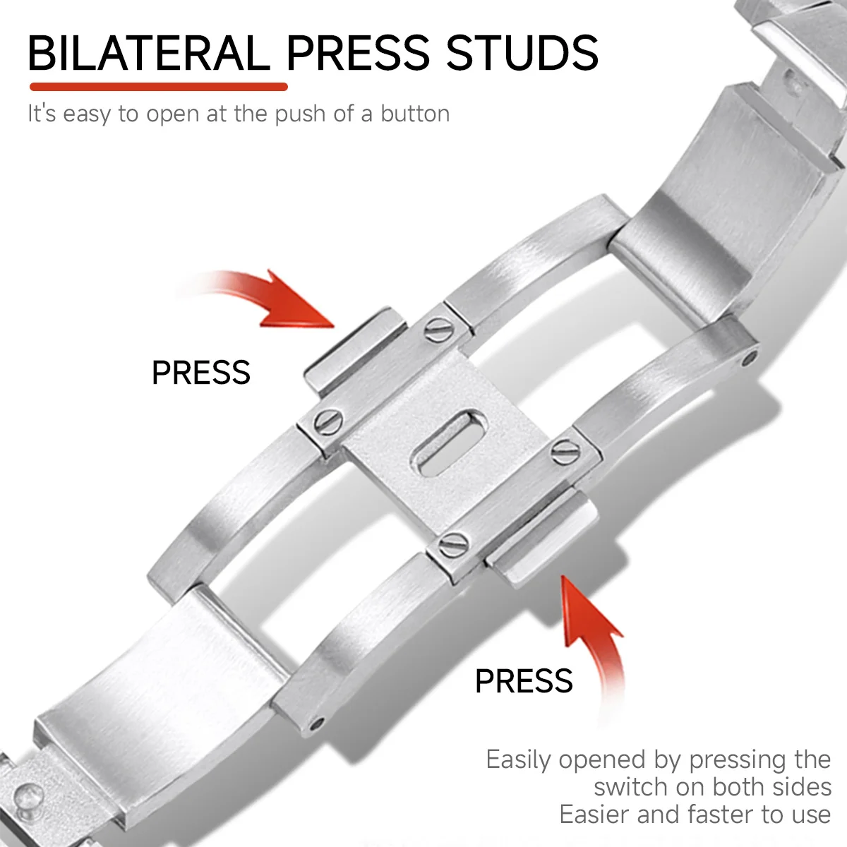 سوار معدني من الفولاذ المقاوم للصدأ لساعة سامسونج جالاكسي Watch8 44 مللي متر 40 مللي متر سوار ربط لساعة سامسونج 8 كلاسيكي 46 مللي متر حزام بدون فجوات