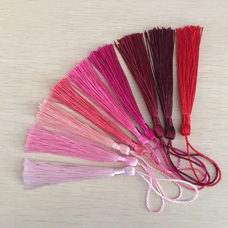 32 sztuk/paczka poliester jedwabne frędzle Fringe 13cm bawełniane frędzle wykończenia do szycia akcesoria do zasłon DIY dekoracje ślubne