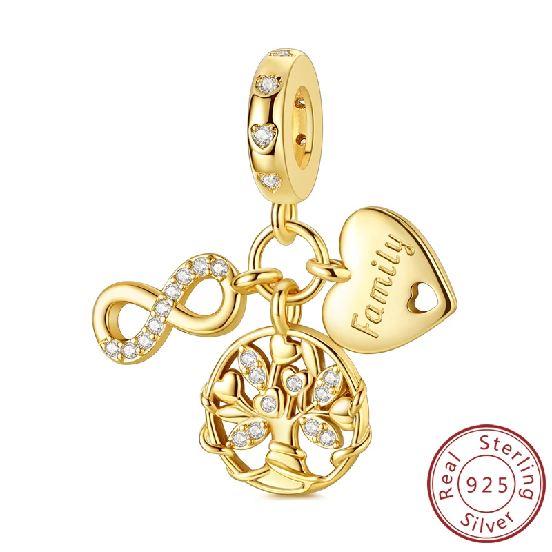 Goud Originele Charm Bead 925 Sterling Zilver Luipaard Kruis Hond Bot Aarde Vliegtuig Charm Fit Armbanden Hanger Vrouwen DIY Sieraden