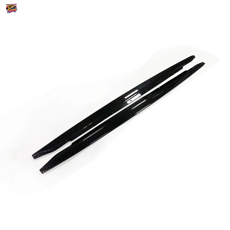 

for BMW G80 G82 G83 M3 M4 2021UP Real Dry Carbon Fiber Side Bumper Extension Skirt