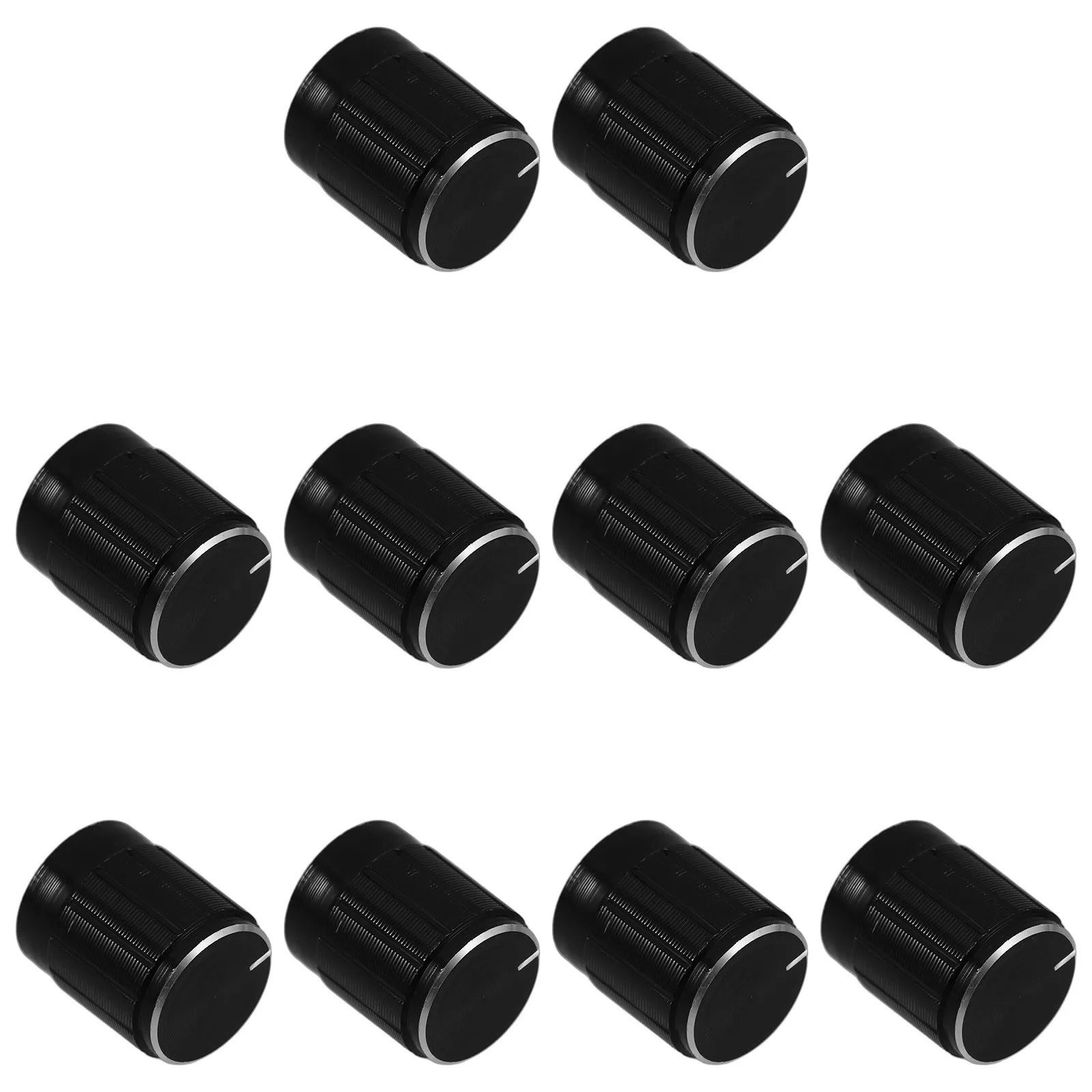 

10Pcs Electric Guitar Potentiometer Knobs Aluminum Alloy Metal Volume Control Caps Durable Guitar Volume Knobs Replacement