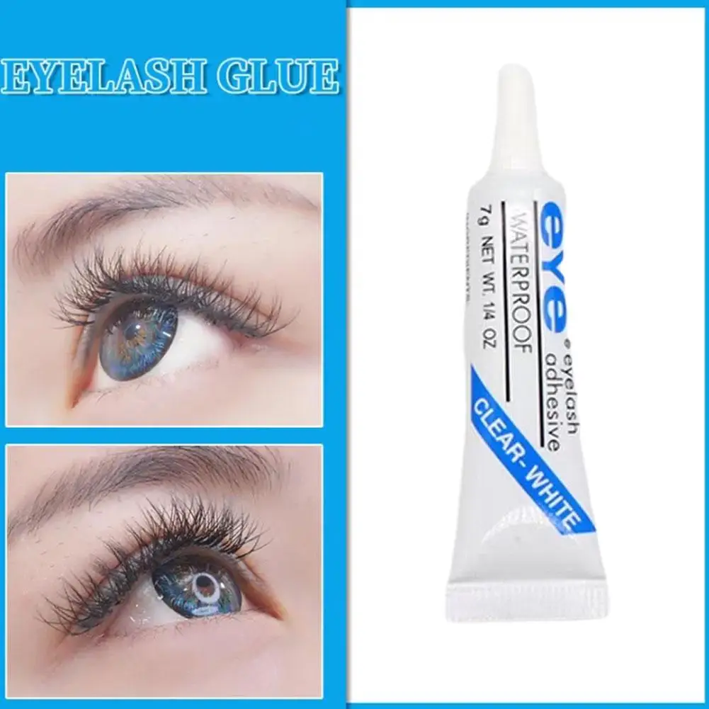 Waterproof Tool Makeup Tools Accessories Eyelash Glue New Strong False Eyelash Lash Glue Adhesive 7g, Dark or Clear maquillaje