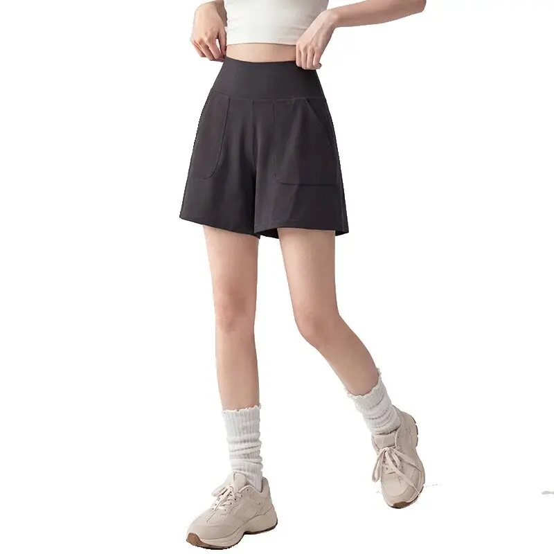 Summer High-Waisted Abdominal Tightening Yoga Three-Point Pants Quick-Drying Casual Running Training Thin Loose Sports Shorts