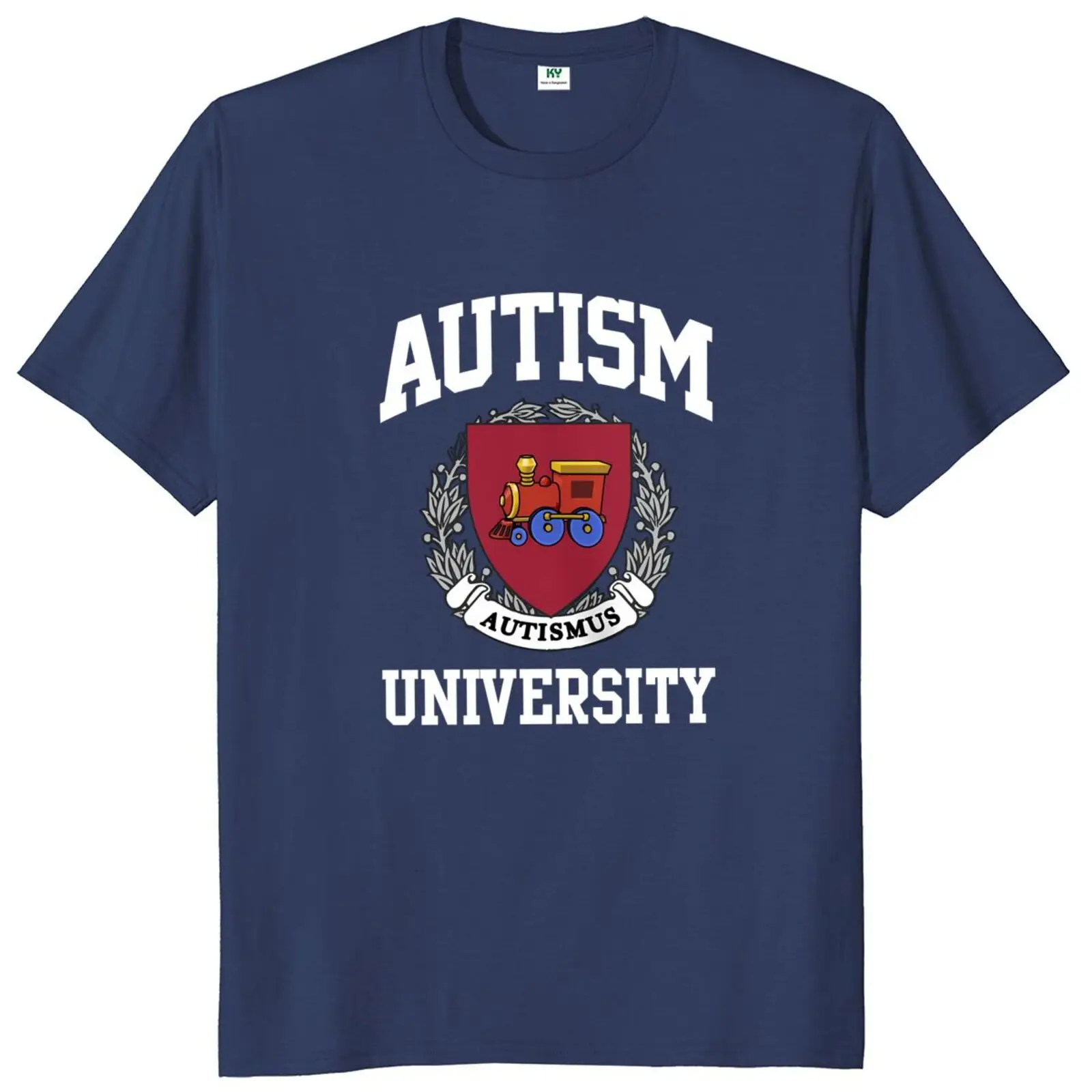 Autism University Autismus T Shirt Funny Autistic Introvert Gift Graphic T-shirt 100% Cotton Soft Unisex Tee Tops EU Size