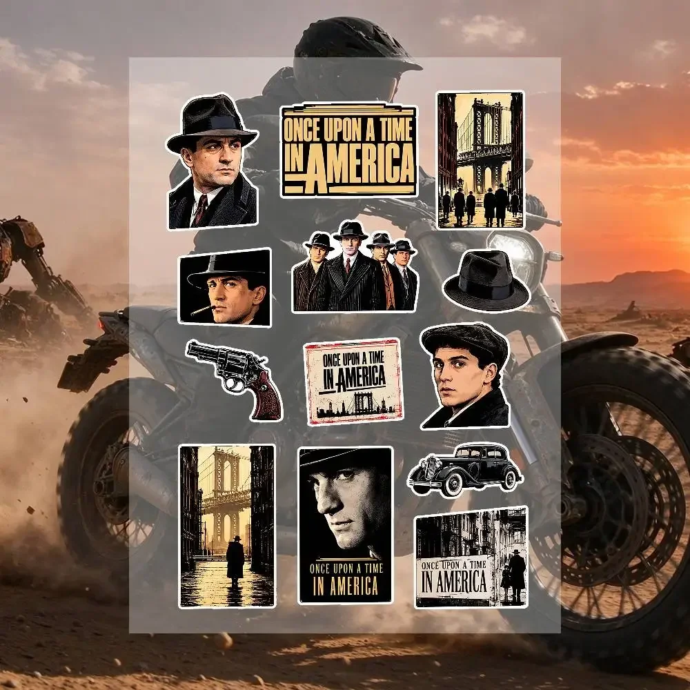 O-Once Upon A Time In America Stickers Moto Sticker Auto Body Bumper Windows Motorcycle Laptop Walls Vinyl Decal Car Tuning