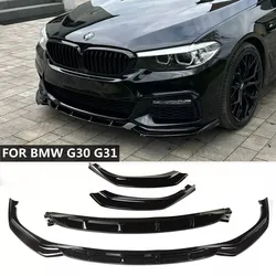 For BMW 5 Series G30 G31 520i 530i 540i M-Sport 2017-2020 Car Front Bumper Lip Spoiler Splitter Diffuser Bodykits Tuning Apron