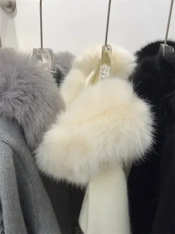 Tossy Winter Female Sweater Hoodie Cardigan Fluffig Dragkedja Patchwork Långärmad Ribbad Enfärgad Stickad Jacka Kappa Damkofta 8 best sales fluffig kofta - №7