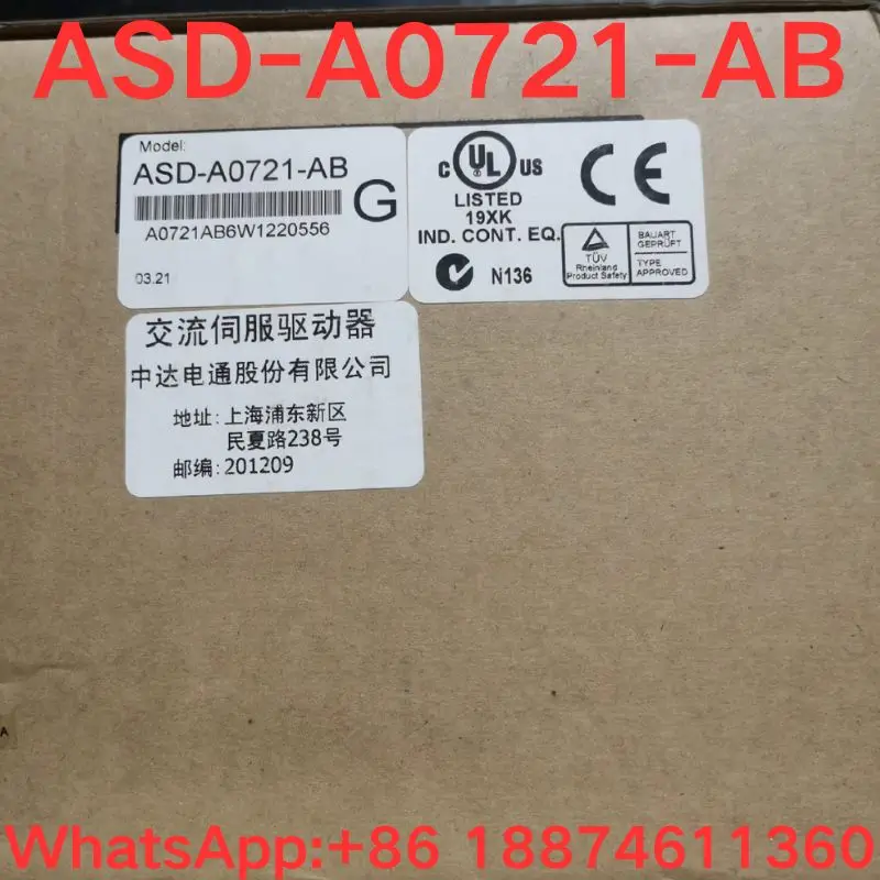 

brand-new,Servo driver ASD-A0721-AB