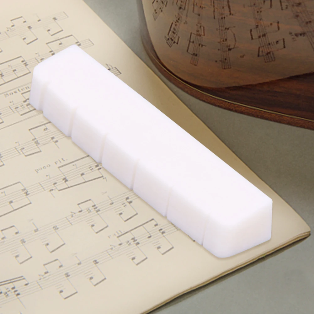 6-سلسلة الغيتار الكهربائي سلسلة وسادة المهنية الجاموس العظام الغيتار جسر السرج استبدال ل LP الغيتار الشعبي #1