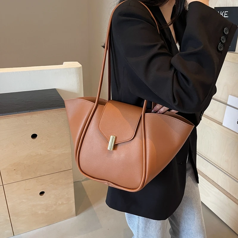 

Women Simple Tote Handbag Large Capacity Work Handheld Bag Adjustable Strap Top Handle Bag Daily Bag for Female