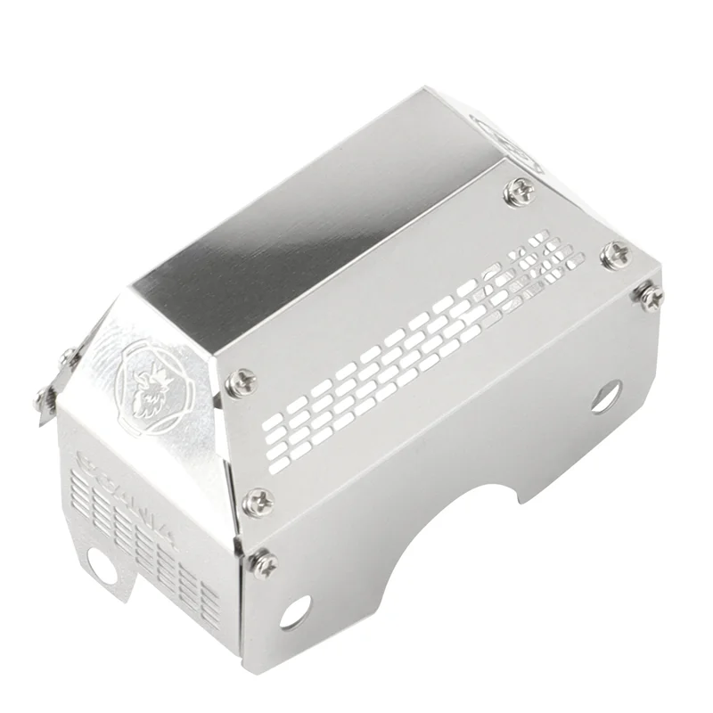 

A04F-2X Metal Gearbox Cover Hood For 1/14 Tamiya Benz Actros 56348 3363 1851 Scania 620 56323 Man 56325 Tgx RC Truck Parts