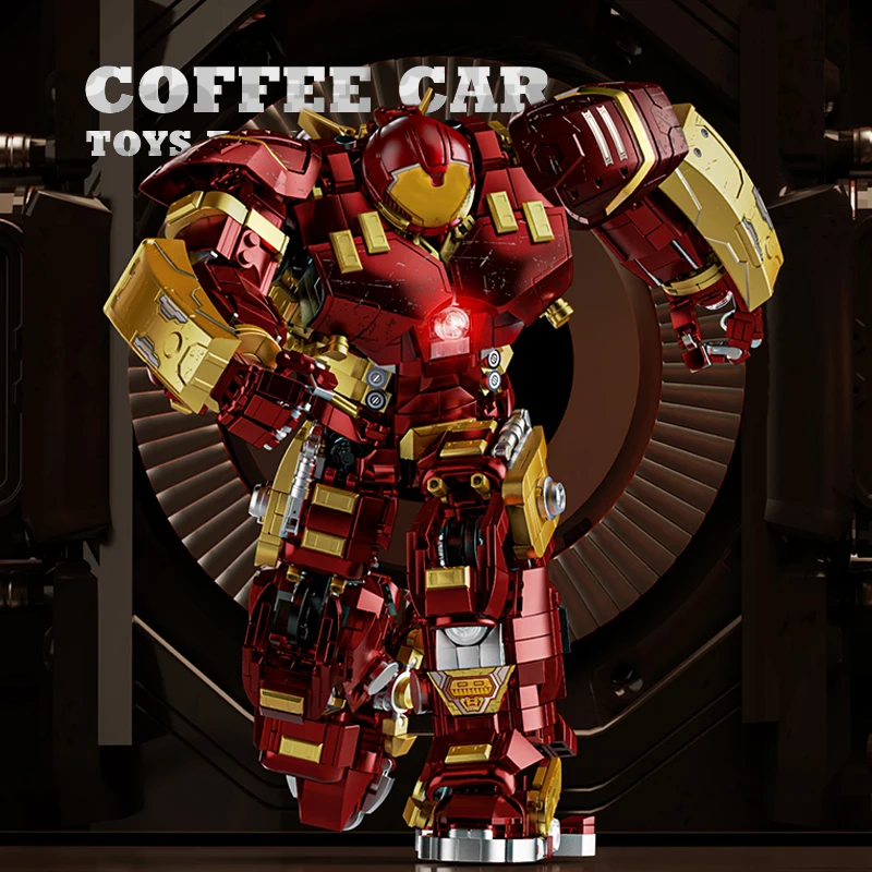 Super Mecha Robot MOC briques figurines d'action jouets armure guerrier héros mécanique blocs de construction modèle 3D adulte garçon enfants cadeaux