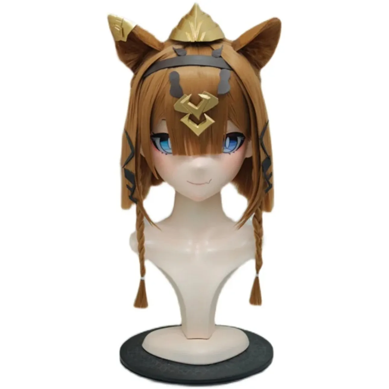 Kigurumi Padophilis NFD Full Headband Lock Cosplay Headshell Props Costume Anime Game