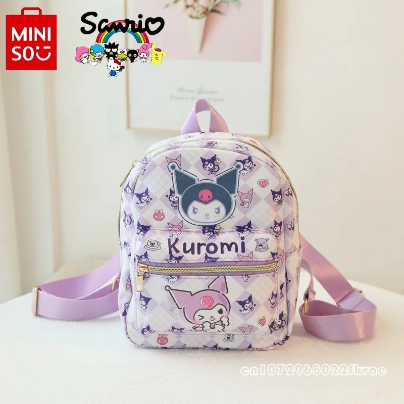 Miniso Sanrio New Girls' zaino zaino da donna alla moda di alta qualità Cartoon piccolo zaino per bambini carino fresco