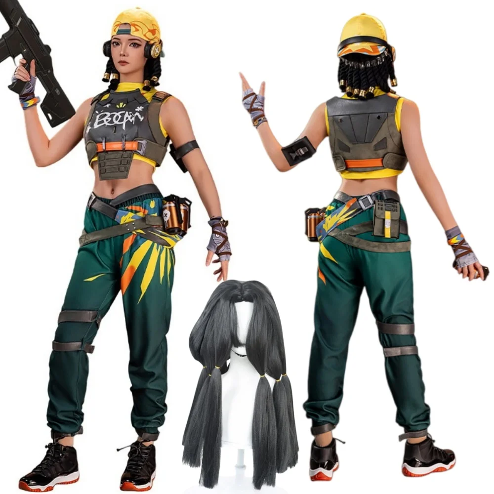 

Valorant Raze Cosplay Costume Raze Cosplay Outfit for Women Anime Convention Clothes