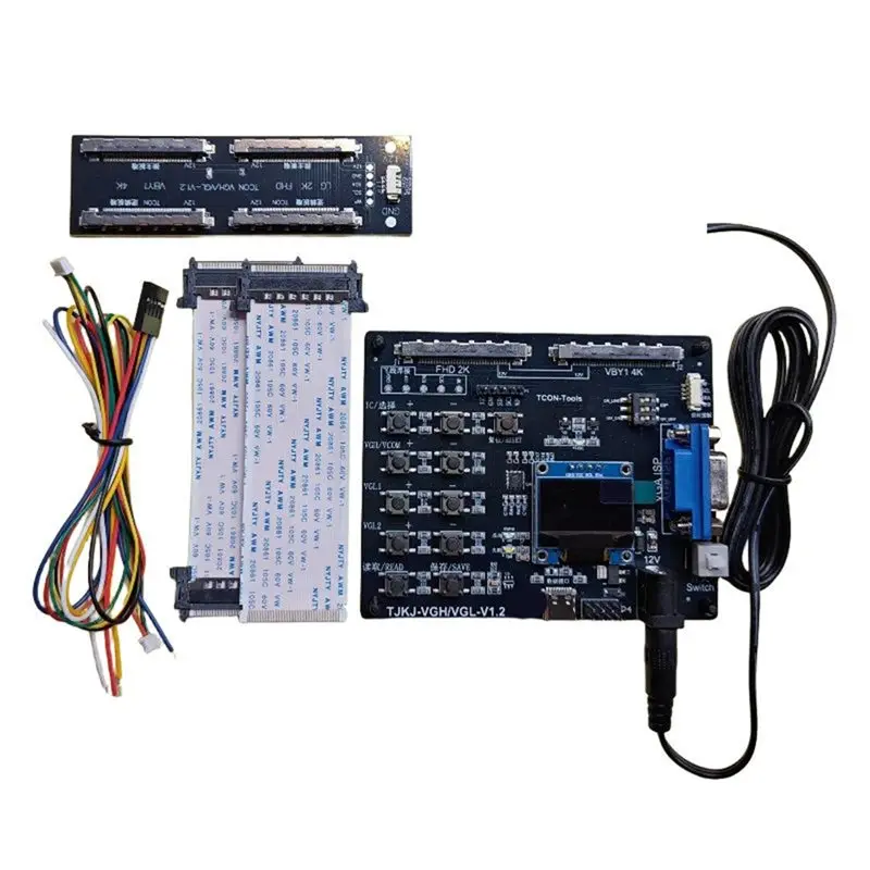 

CQMF-Tcon All-In-One Motherboard DC Programmer Vgh Vgl Vcom Voltage Regulator, US Plug Included