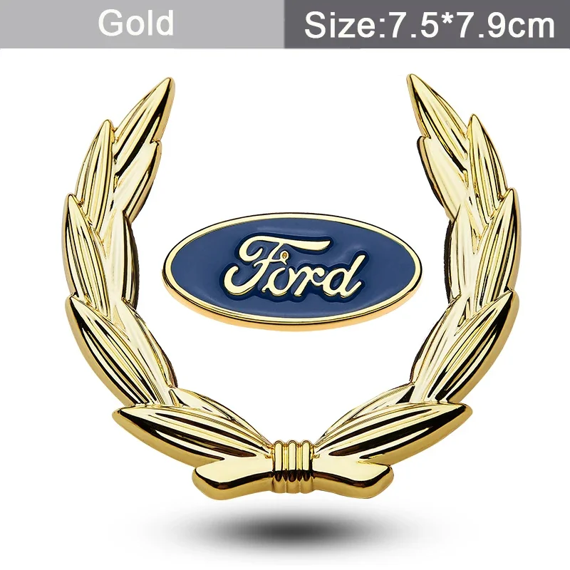 Car Window Trunk Side Badge Sticker for Ford Logo Fiesta Mk7 Fusion Explorer Galaxy Focus Ranger Mondeo Mk4 S MAX Kuga Transit