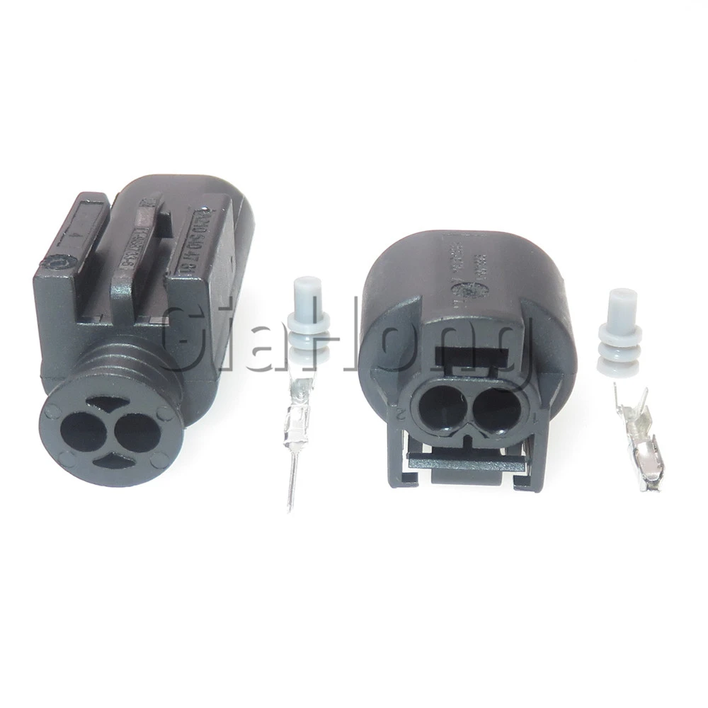 1 Set 2 Ways 1-967644-1 Auto Waterproof Socket For BMW 1-967570-3 968405-1 AC Assembly Reversing Radar Sensor Connector