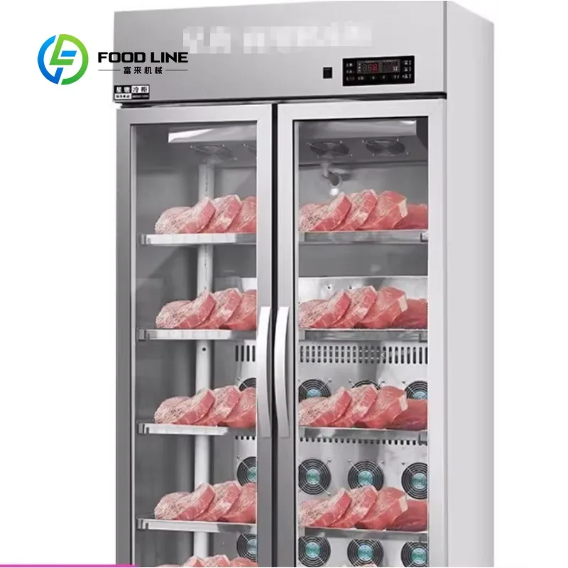 Customized Food Thawing Cabinet 80kg All Stainless Steel Double Door Low Temperature High Humidity Thaw Machine Efficient