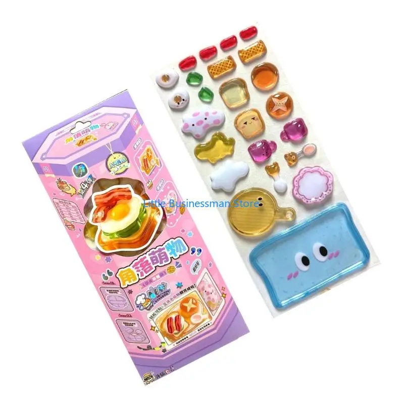Wiederverwendung winziger Patches für Wasserflasche, Notizbuch, Scrapbooking, süßer 3D-Aufkleber M76A – Detail 8
