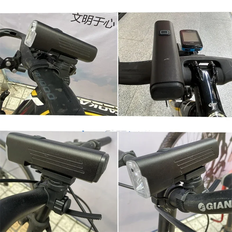 Mountain Bike Black Headlight Holder IMAOK Flashlight Base For ROCKBROS R3-1000 Blackbird L3 Light Bicycle Accessories