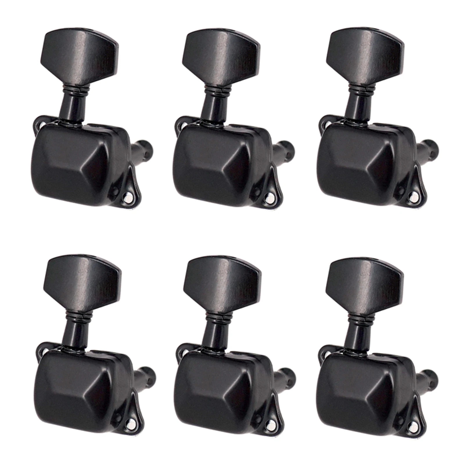 6 Pieces Guitar String Tuning Pegs Semi-closed Tuning Machine Machine Heads Tuners for Electric Guitar Acoustic Guitar