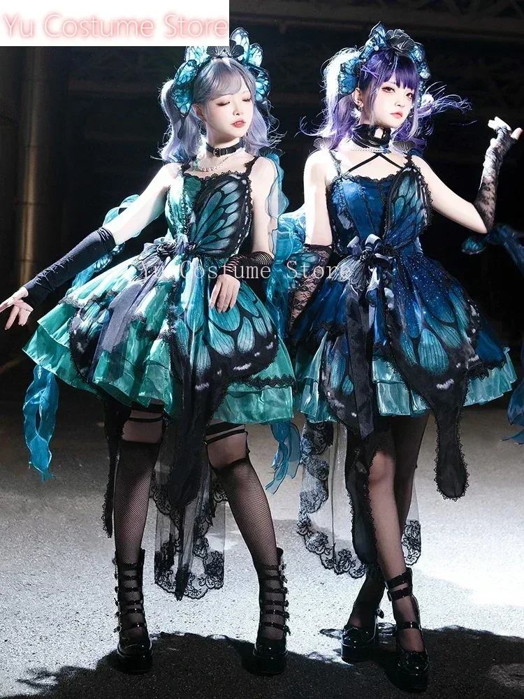 

Star Fantasy "Butterfly Ballet" Princess Style Lolita Dress JSK Shawl Set Yu Costume