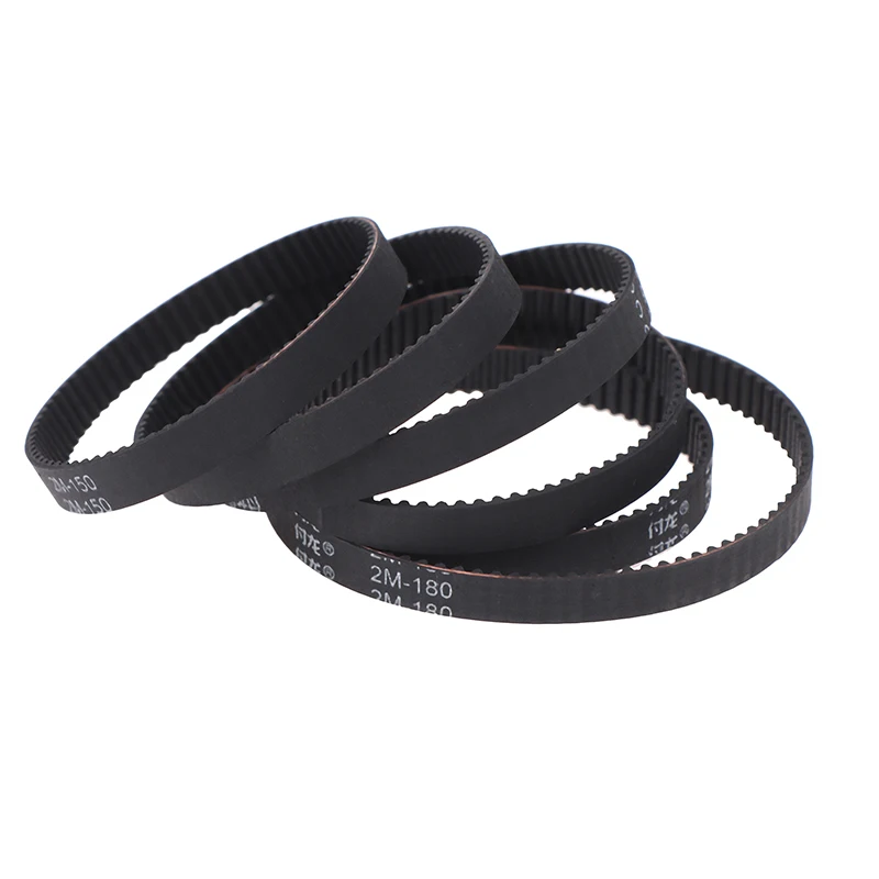 2pcs Timing Drive Belt 2GT/2M Perimeter 140 142 150 160 180mm Width 6mm Synchronous Conveyor Spare Part For Vaccum Cleaner