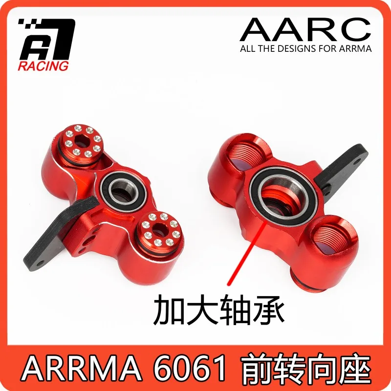 Front Steering Block Steering Knuckle ARRMA 6S Mojave Typhon Felony Infraction Talion F1 Upgrade Parts Replaces AR330187
