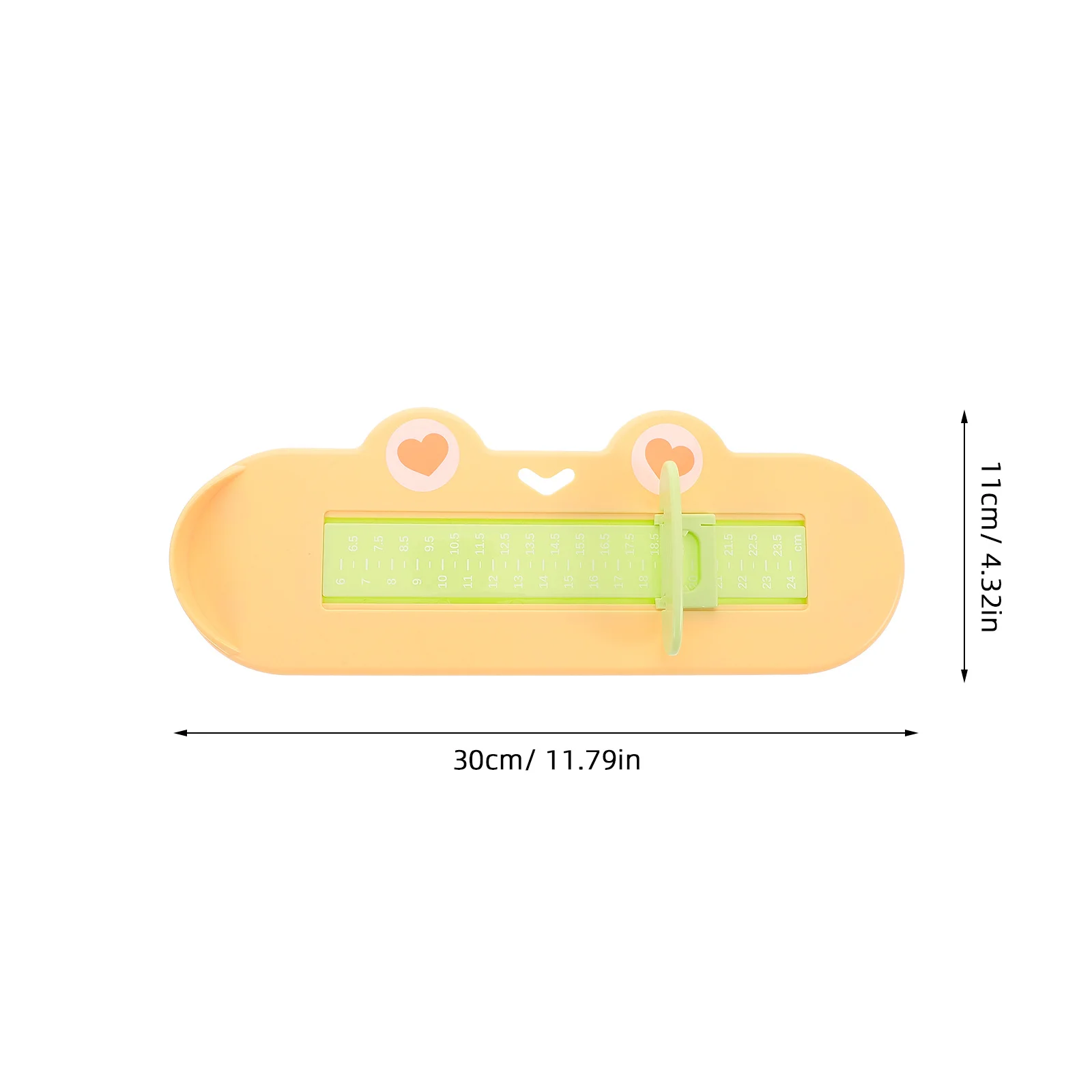 Foot Measuring Device for Home Use Precision Shoe Sizer Tool Measures Internal Shoe Length Universal Fit for Sandals