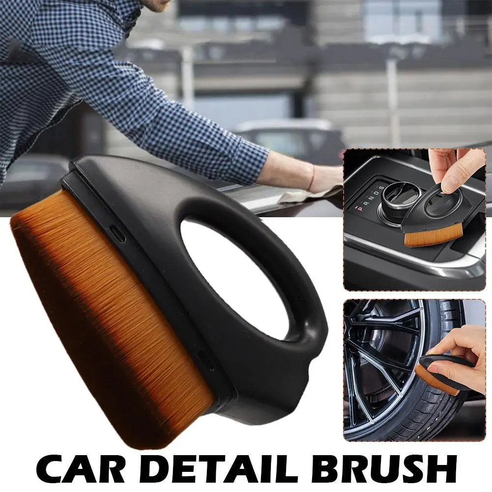 

Car Tire Brush Detailing Brush Super Soft Auto Interior Artifact Portable Car Car Brush Cleaning Detail Crevice Dust Remova P2M4