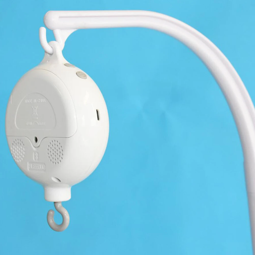 Caja Musical con campana para cama de bebé, para cuna con doce canciones suaves, colgante eléctrico de Pvc