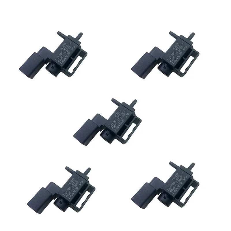 5PCS Air Intake Pressure Valve Canister Control Solenoid For A1 A3 A4 A6 Sharan Tiguan Beetle Passat Golf Octavia 037 906 283 C