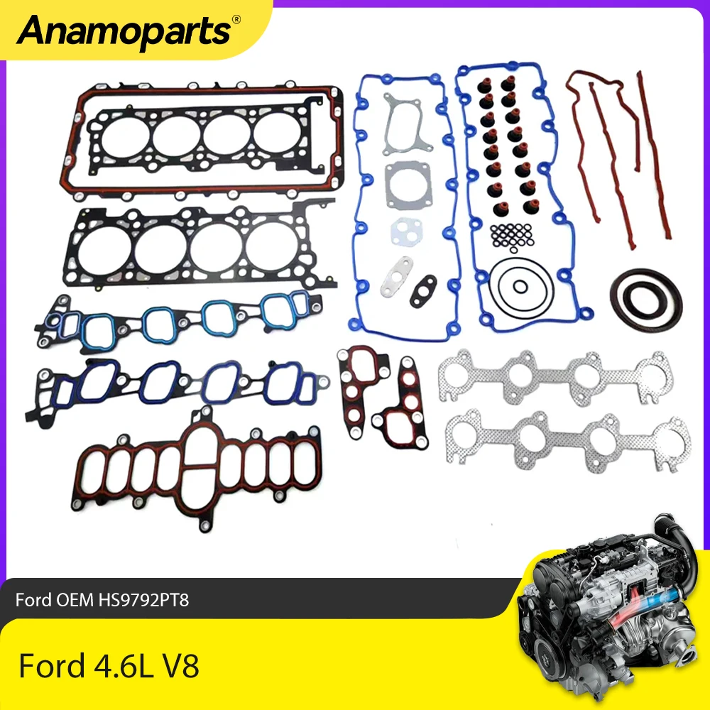 

Полный комплект прокладок для Ford Mercury V8 4.6L Vin W, X 2v